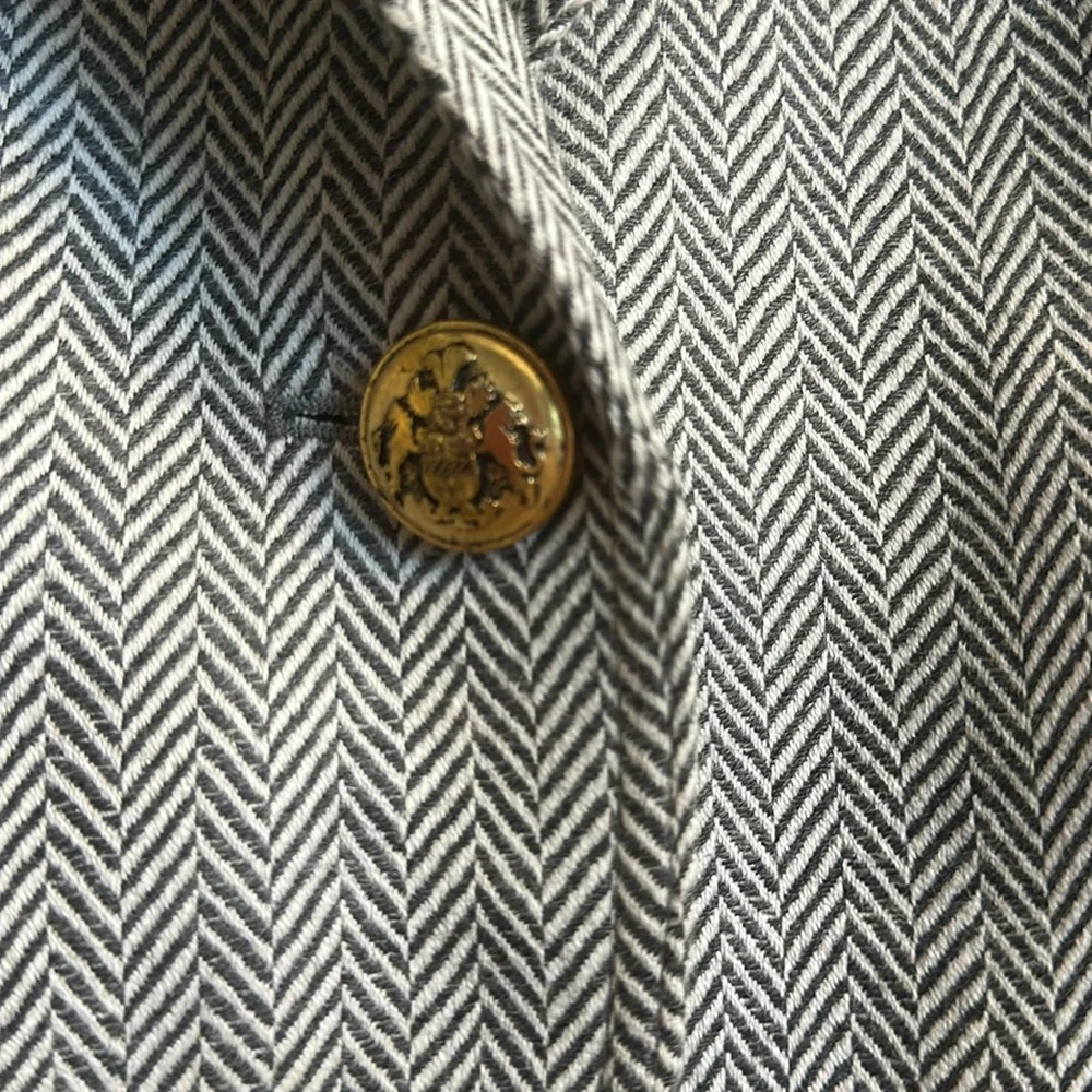 Smythe Gray Wool Herringbone Jacket - Picture 5 of 5